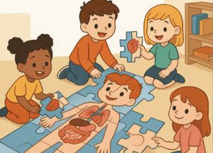 Pevnost poznání – LIDSKÉ TĚLO JAKO PUZZLE (MŠ, 1.–2. ročník ZŠ)